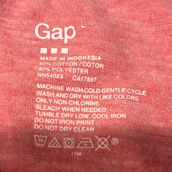 Gap Men’s Long Sleeve tee size L - Picture 5 of 6